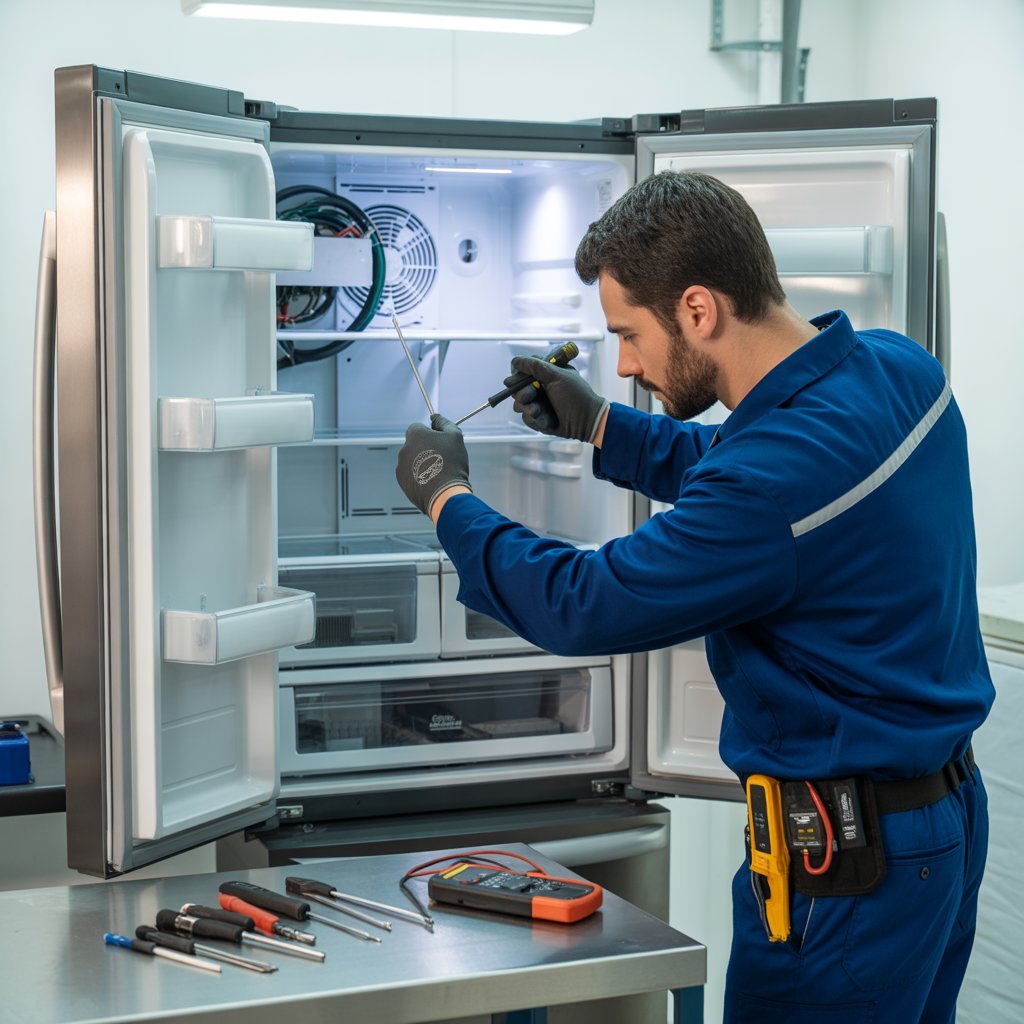 a photograph of a skilled appliance tech xapggbv4skgom5ijri1ywg drwisubtqskvopktjwxmnq