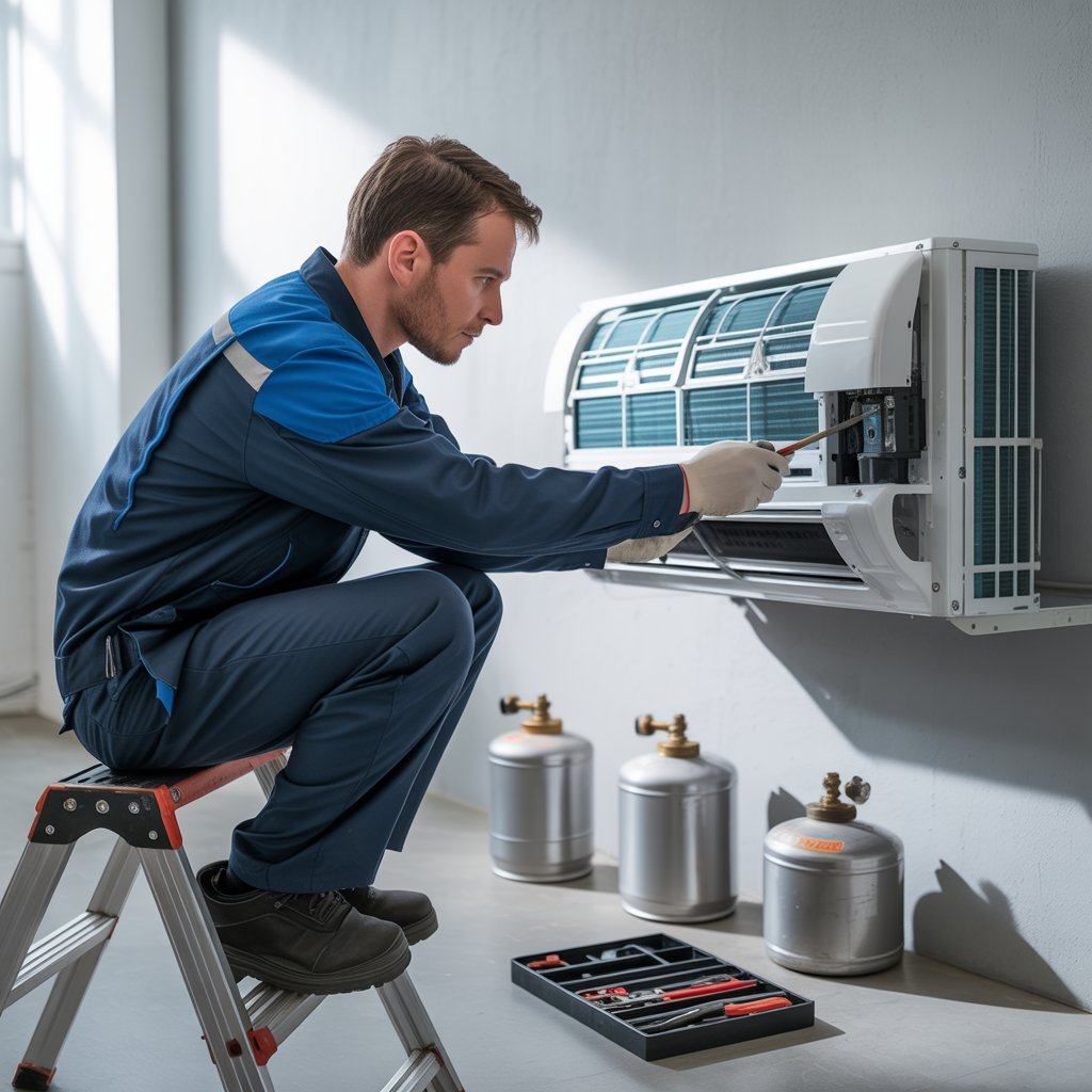 a photograph of a skilled hvac technicia i83dut9ltf2krtwortrpuq lqiu5lmosia9aqfmgxcu a