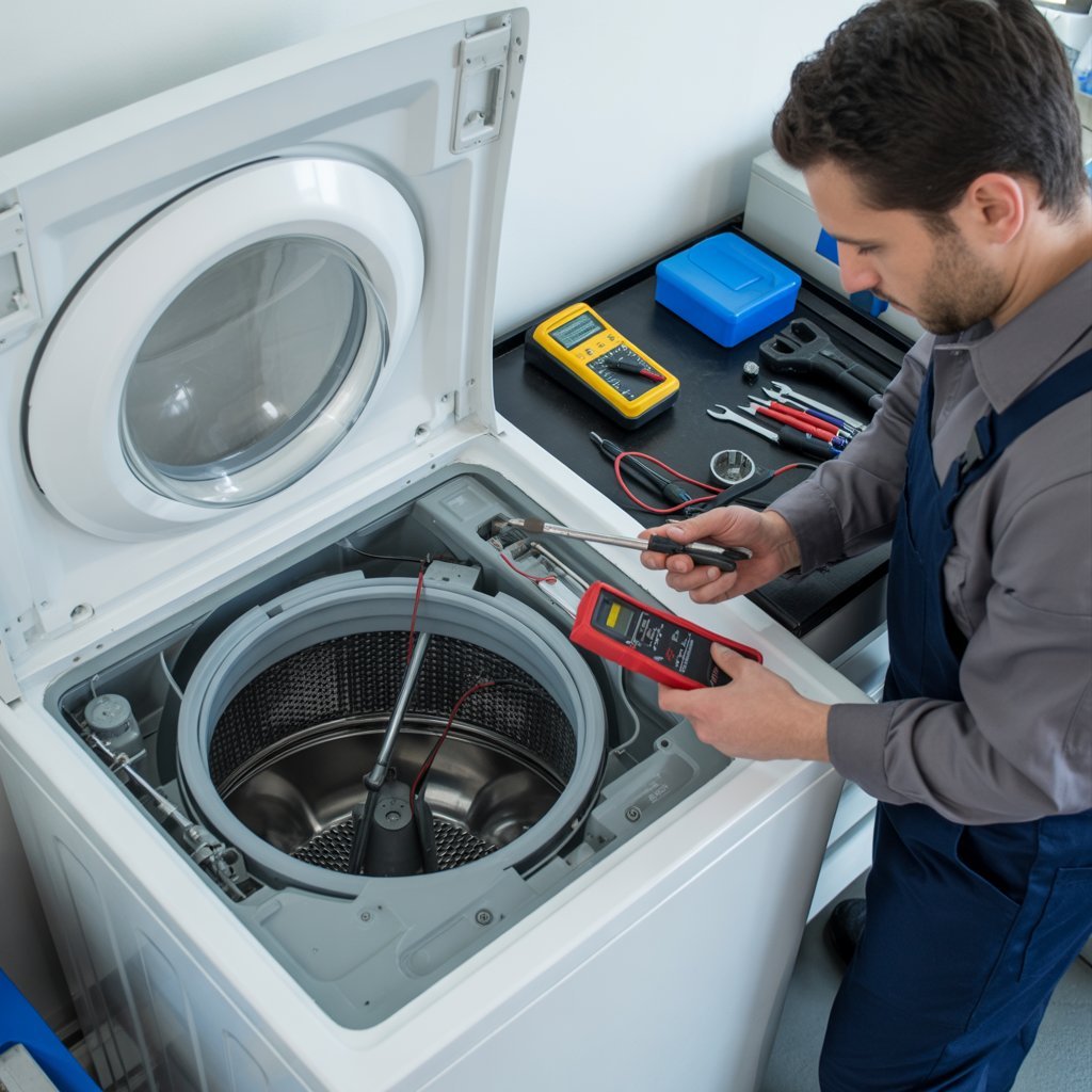 a technician servicing a top load washin nslqcbm1t2c08bfiuhrdeg rlu7oqsdqdc9uzy 9sjaoa